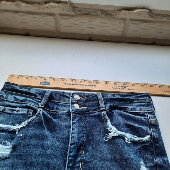 BKE Jeans Womens 28 High Rise Bootcut Parker Distressed Denim Cowgirl Western - Picture 9 of 13